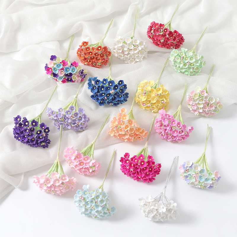 Bonsai Garden Gift - 1/3/5Pcs 11cm Artificial Flower Silk Babysbreath