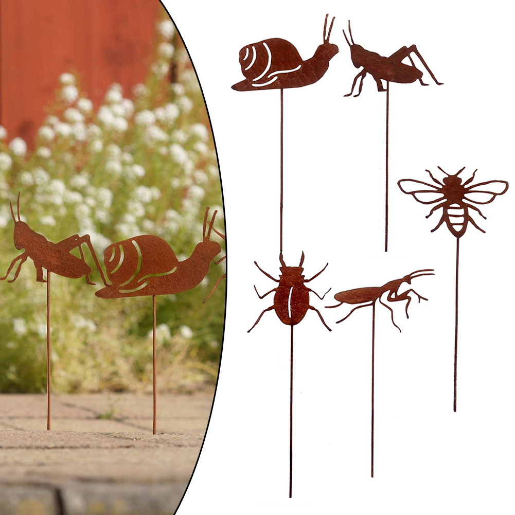 Weather-resistant Stakes Rust  - Bonsai Garden Design บทวิจารณ์และราคา