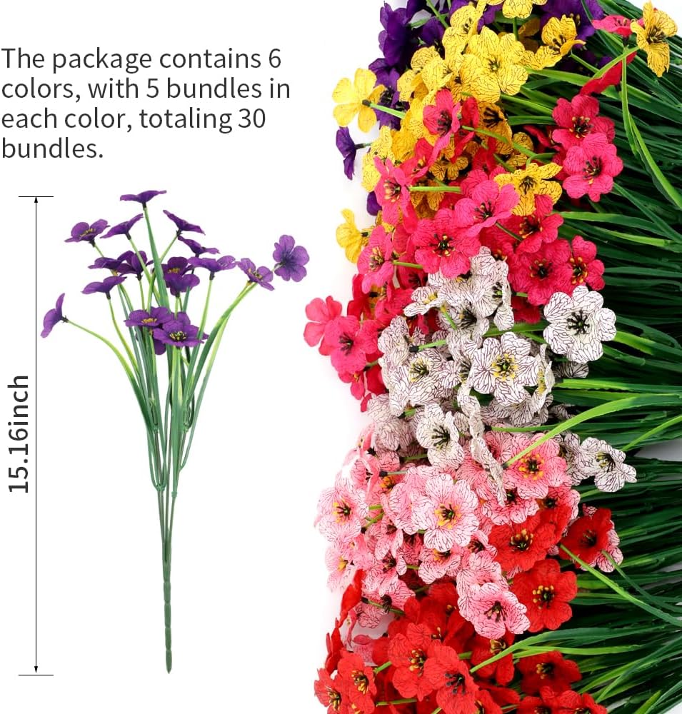 30 Bundles UV Resistant Artifi - Bonsai Garden Images บทวิจารณ์และราคา