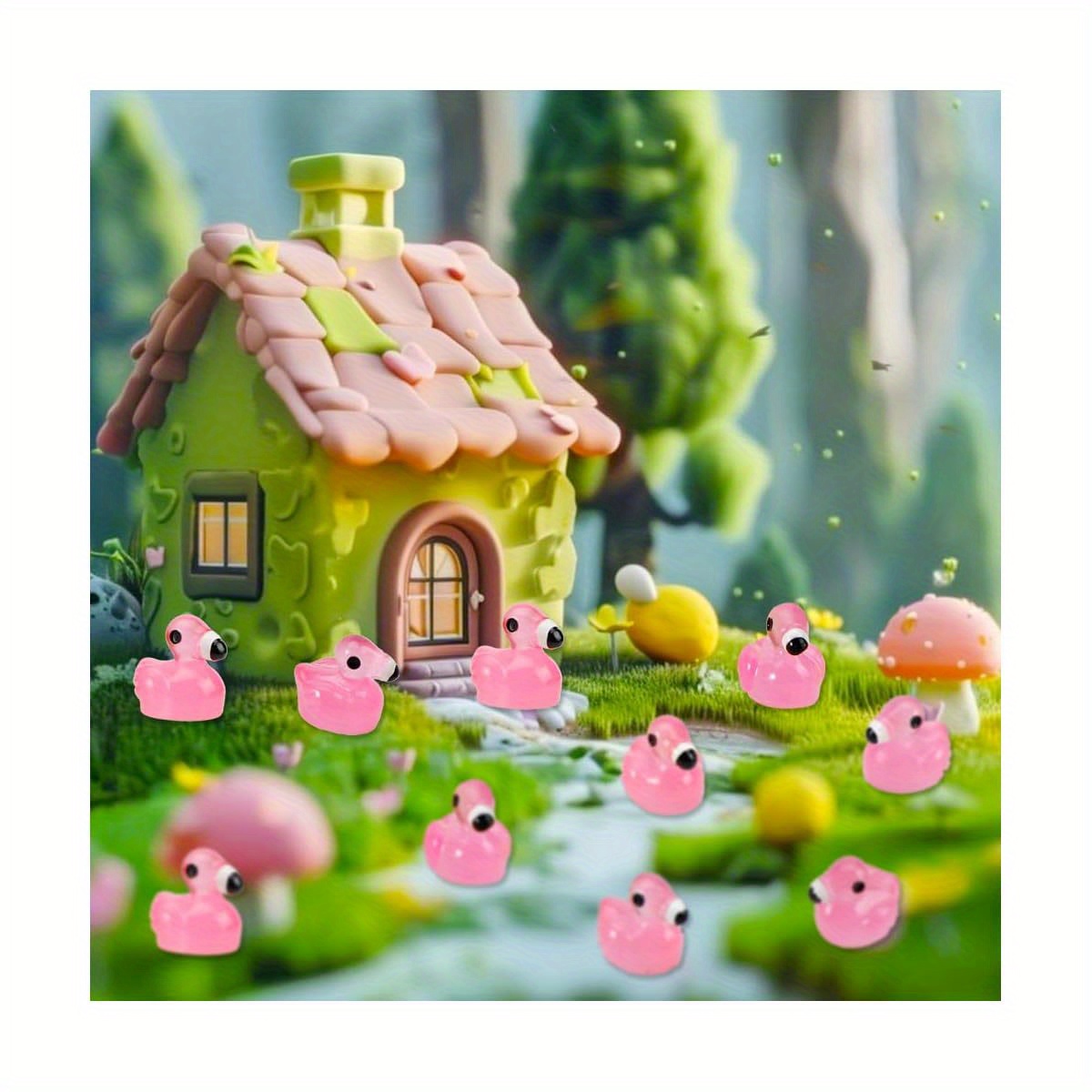 20Pcs luminous pink flamingo - - Bonsai Garden Landscape Design บทวิจารณ์และราคา