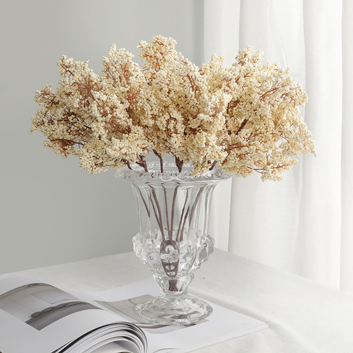 1/3pcs Artificial Flowers Plan - Bonsai Garden Gift บทวิจารณ์และราคา