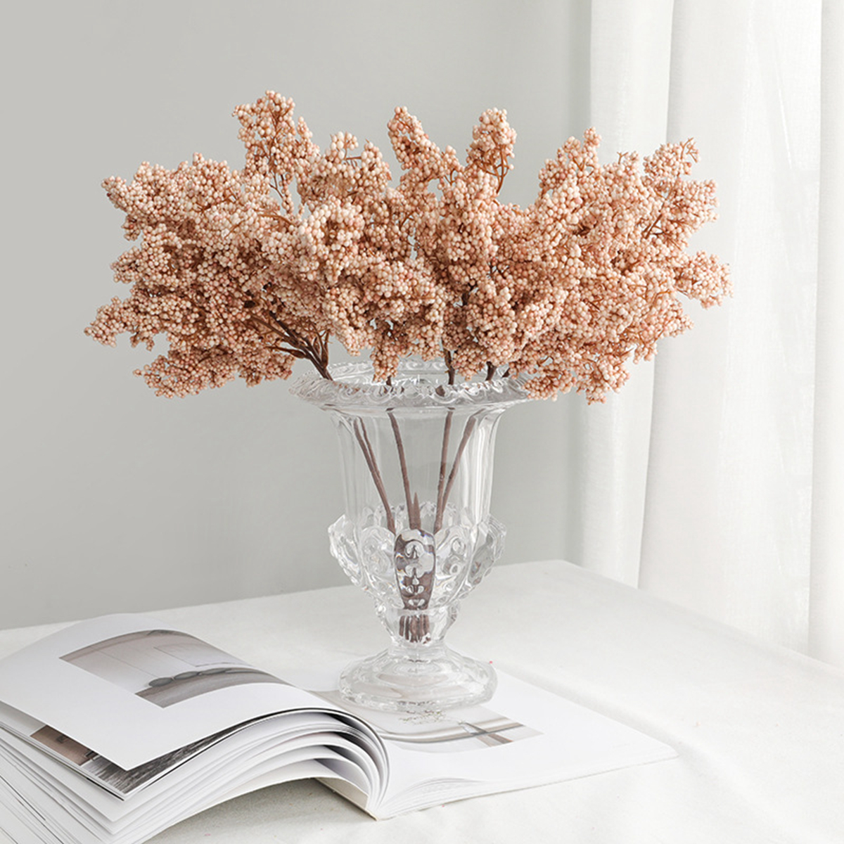 1/3pcs Artificial Flowers Plan - Bonsai Garden Gift บทวิจารณ์และราคา