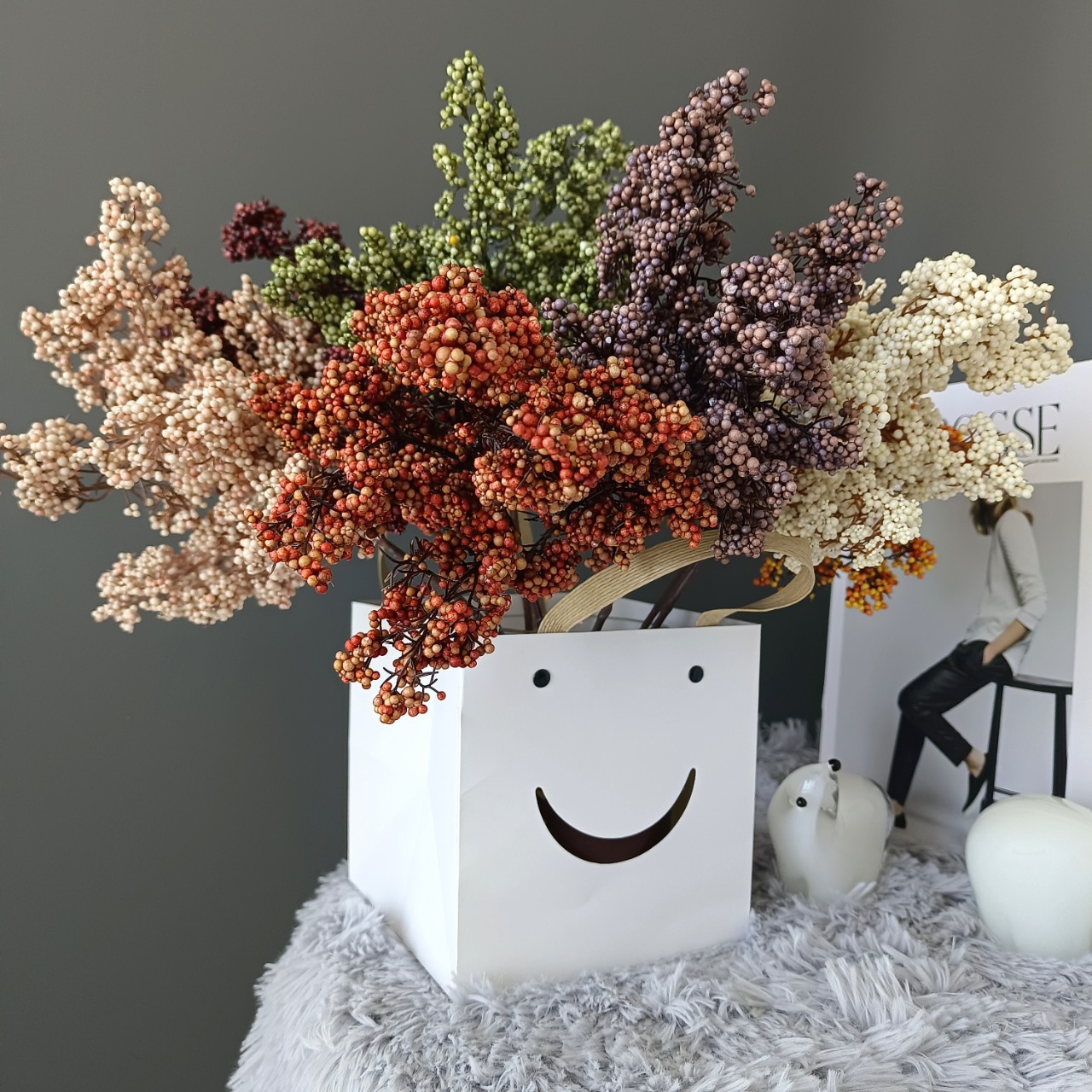 1/3pcs Artificial Flowers Plan - Bonsai Garden Gift บทวิจารณ์และราคา