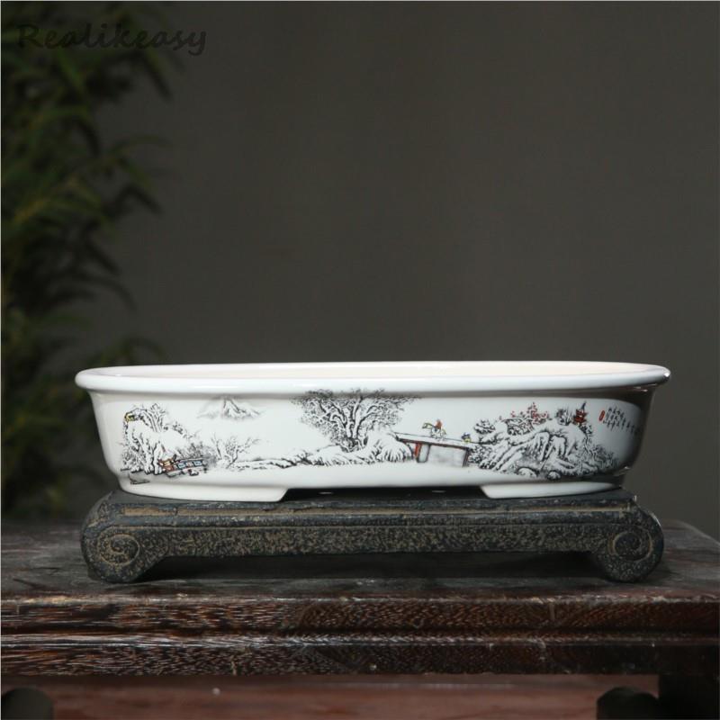 6Size Purple Sand Flower Pot C - Mini Bonsai Zen Garden บทวิจารณ์และราคา
