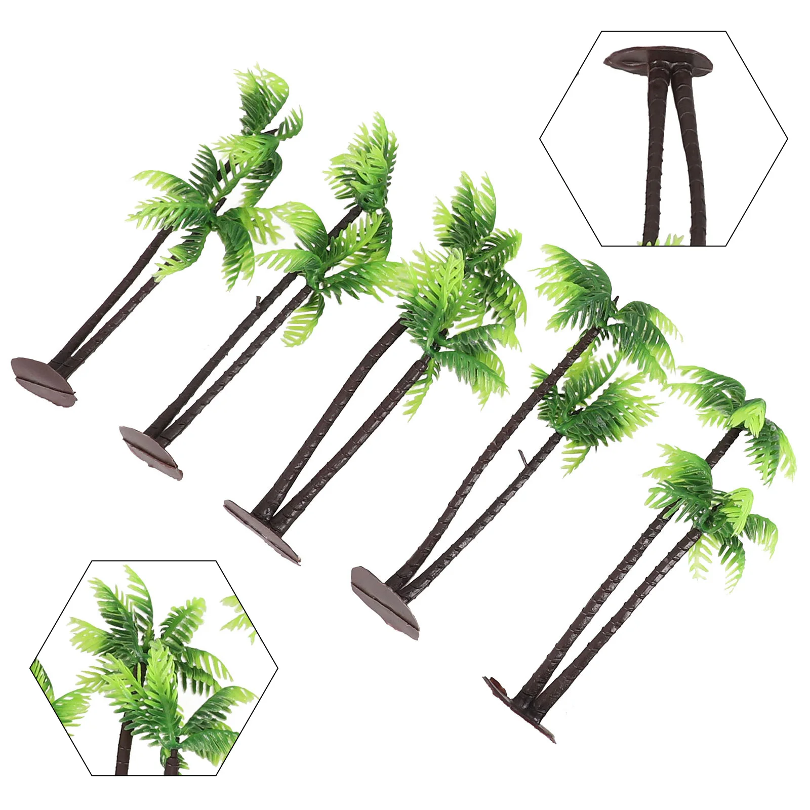 Plastic Coconut Palm Tree For  - Bonsai Garden Landscape Design บทวิจารณ์และราคา