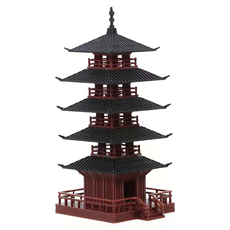Mini Pagoda Statue Chinese Anc - Mini Bonsai Zen Garden บทวิจารณ์และราคา