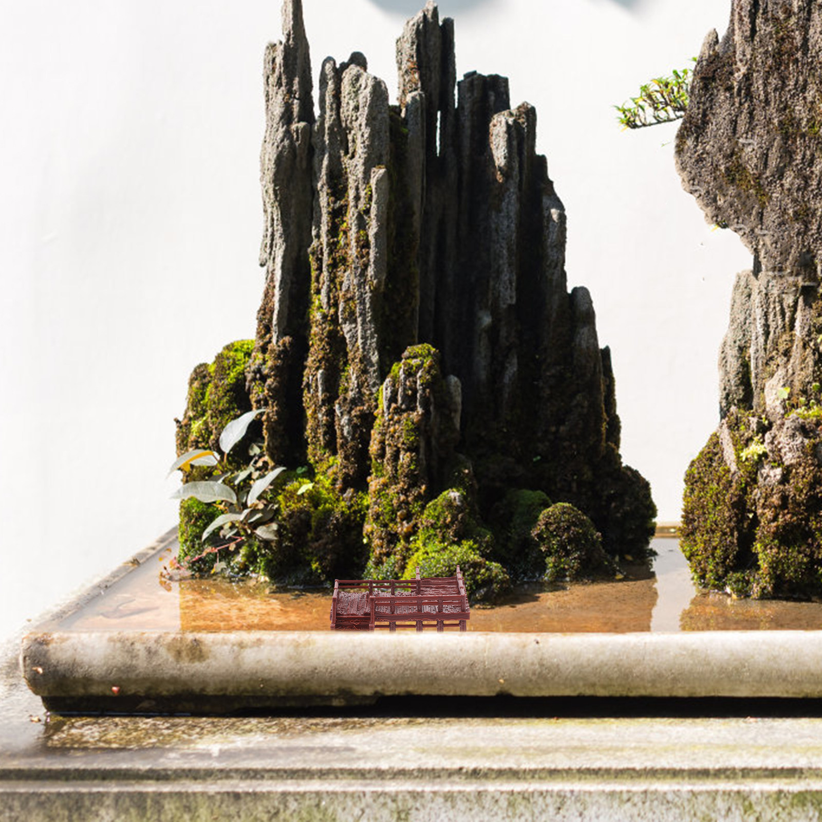 Miniature Chinese Arch Bridge  - Bonsai Garden Landscape Design บทวิจารณ์และราคา