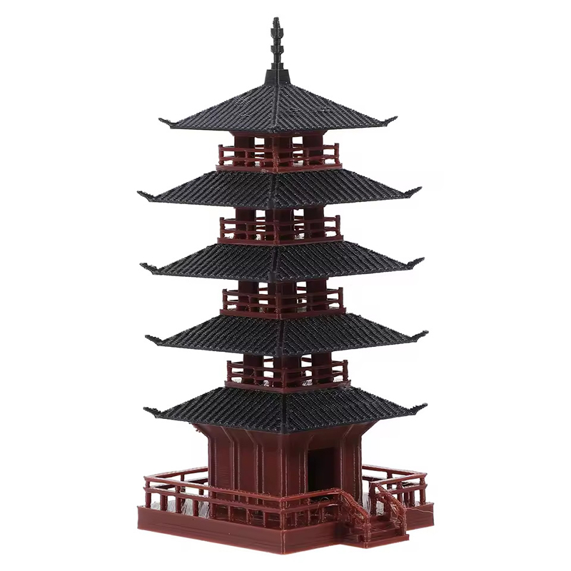 Mini Pagoda Statue Chinese Anc - Mini Bonsai Zen Garden บทวิจารณ์และราคา