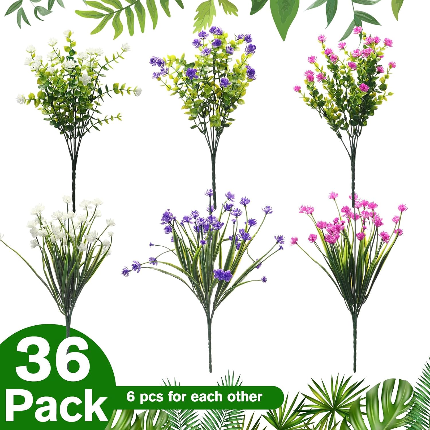 36 Bundles UV Resistant Artifi - Bonsai Garden Images บทวิจารณ์และราคา