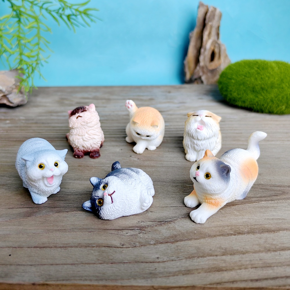 6pc Cute Cat Dog Set Animal Gi - Bonsai Garden Gift บทวิจารณ์และราคา