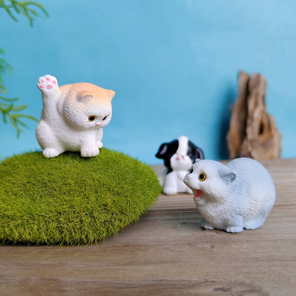 6pc Cute Cat Dog Set Animal Gi - Bonsai Garden Gift บทวิจารณ์และราคา