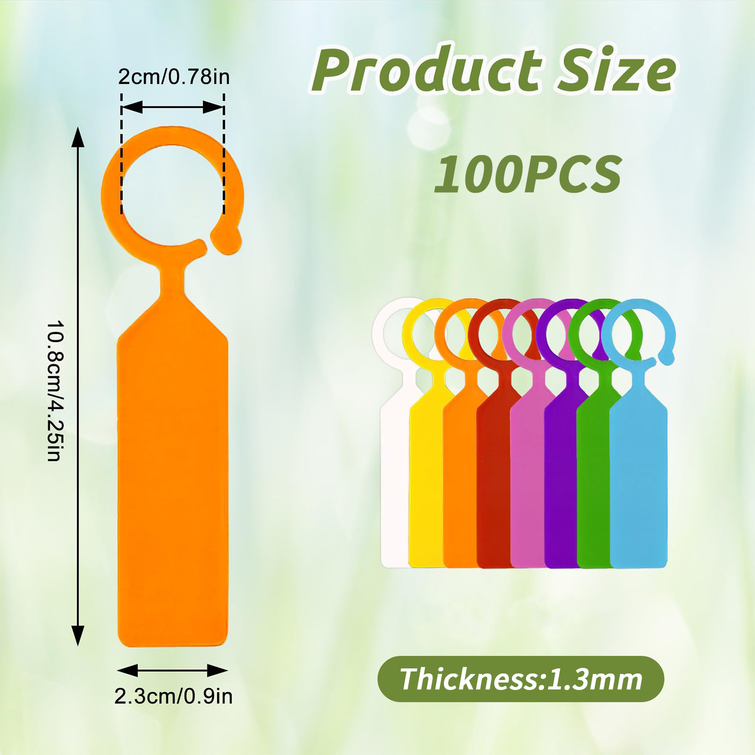 100PCS 10.7x2.3CM Plastic Gard - Bonsai Garden Design บทวิจารณ์และราคา