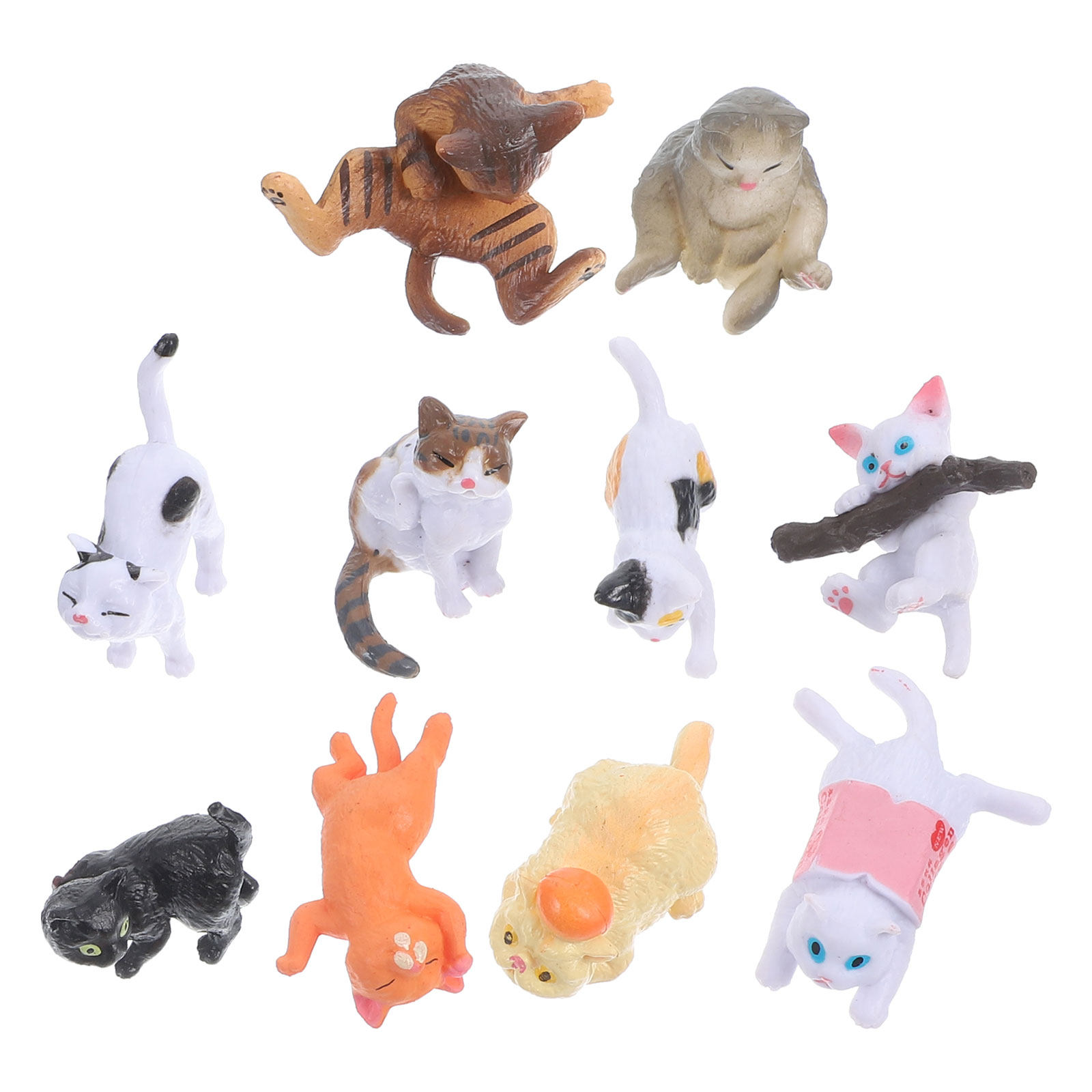 10Pcs Mini Cat Decorations Sma - Bonsai Garden Landscape Design บทวิจารณ์และราคา