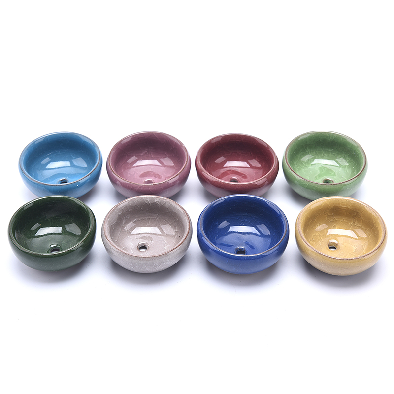 Cute Ice-Crack Glaze Flower Ce - Mini Bonsai Zen Garden บทวิจารณ์และราคา