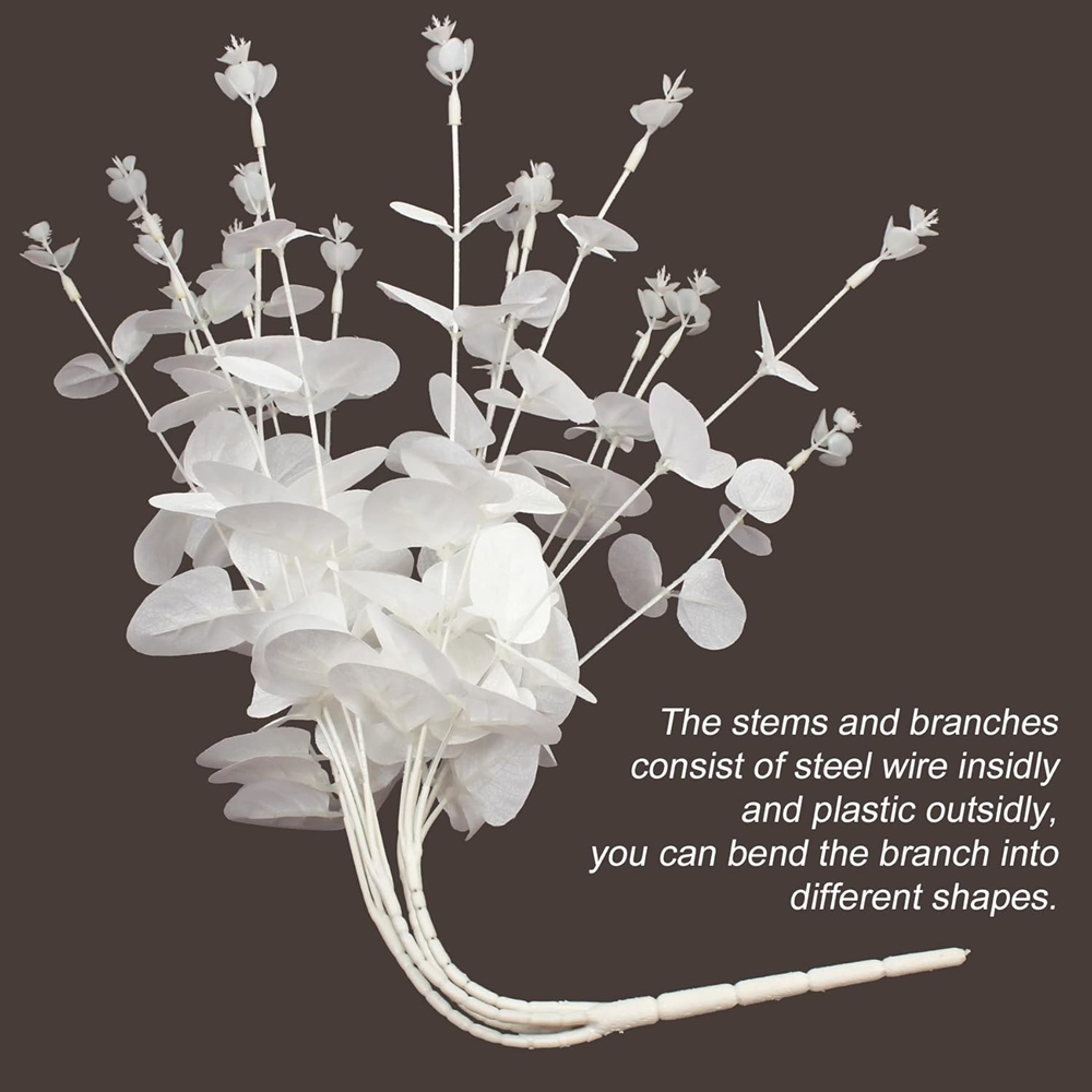 1/3pcs Artificial Plants white - Bonsai Garden Gift บทวิจารณ์และราคา