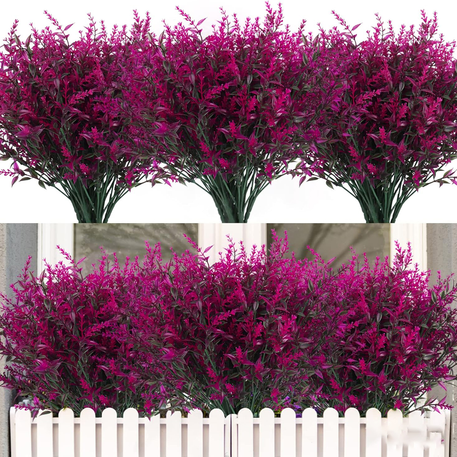 Artificial Flowers Plastic Lav - Bonsai Garden Gift บทวิจารณ์และราคา