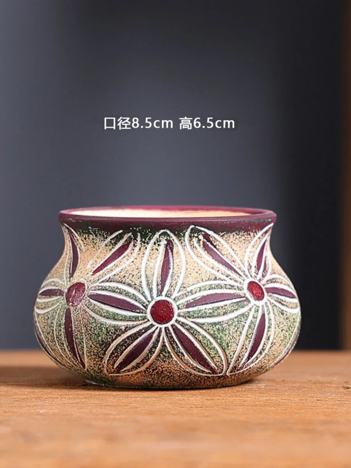 Mediterranean Succulent Flower - Mini Bonsai Zen Garden บทวิจารณ์และราคา