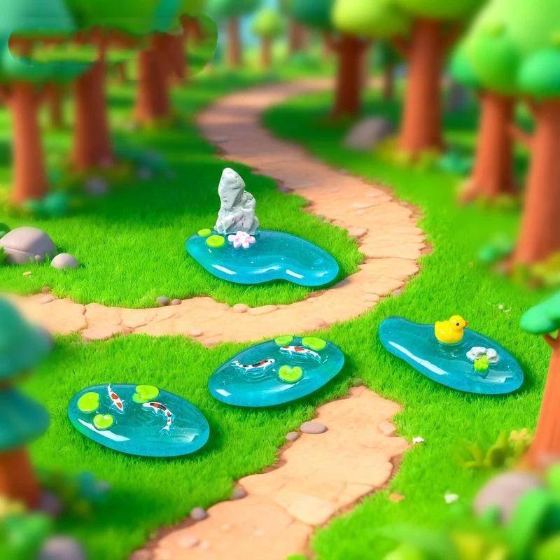 Mini Resin Pond Ornaments With - Bonsai Garden Design บทวิจารณ์และราคา