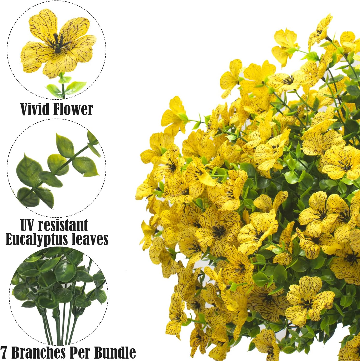 16 Bundles Realistic Yellow Da - Bonsai Garden Images บทวิจารณ์และราคา