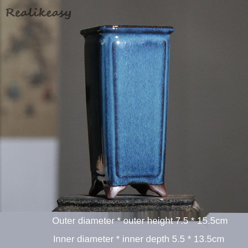 Blue Purple Sand Flower Pot Wi - Mini Bonsai Zen Garden บทวิจารณ์และราคา