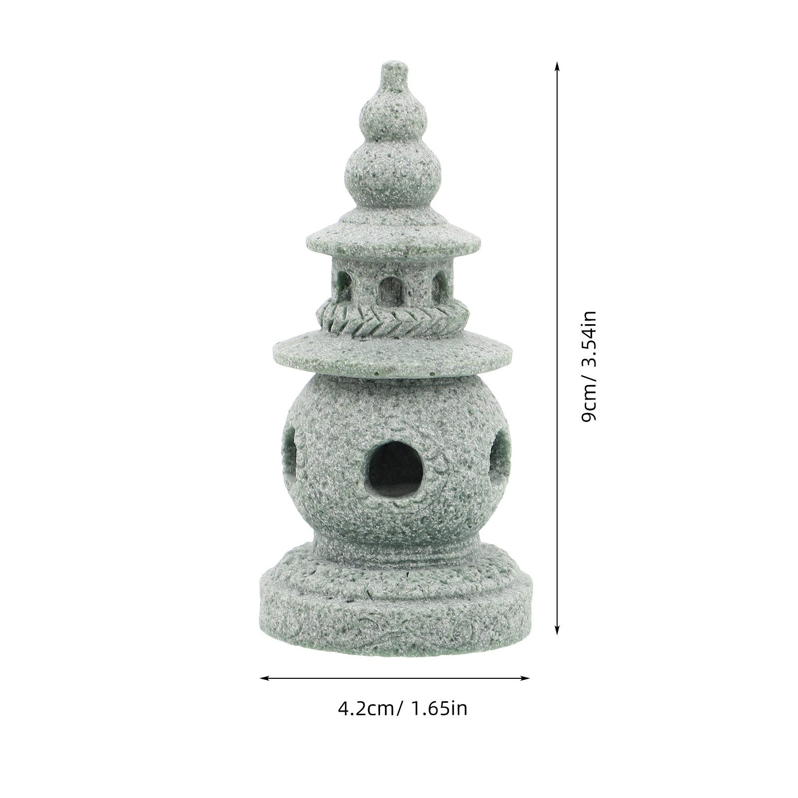 Sandstone Mini Pagoda Ornament - Bonsai Garden Design บทวิจารณ์และราคา