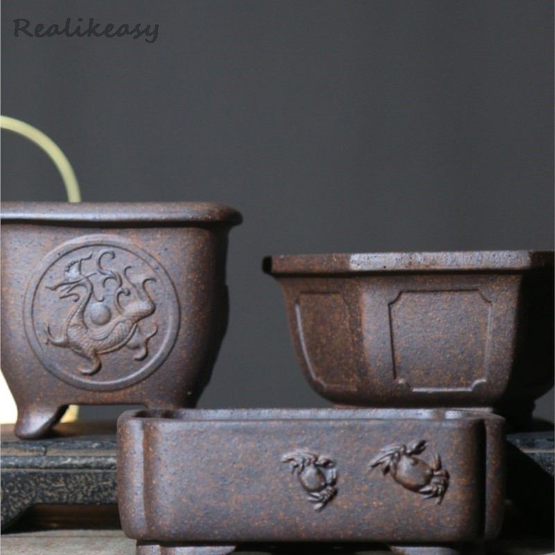 Purple Sand Flower Pot Hexagon - Mini Bonsai Zen Garden บทวิจารณ์และราคา