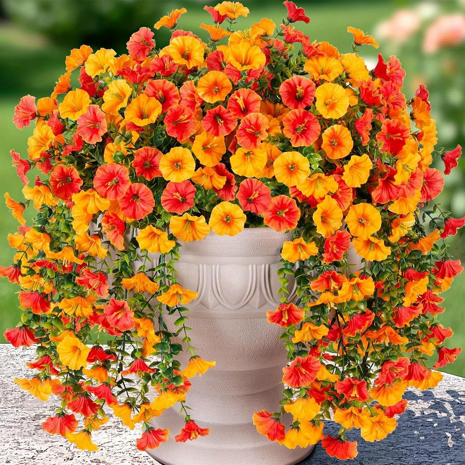 Artificial Flowers Vine Mornin - Bonsai Garden Gift บทวิจารณ์และราคา