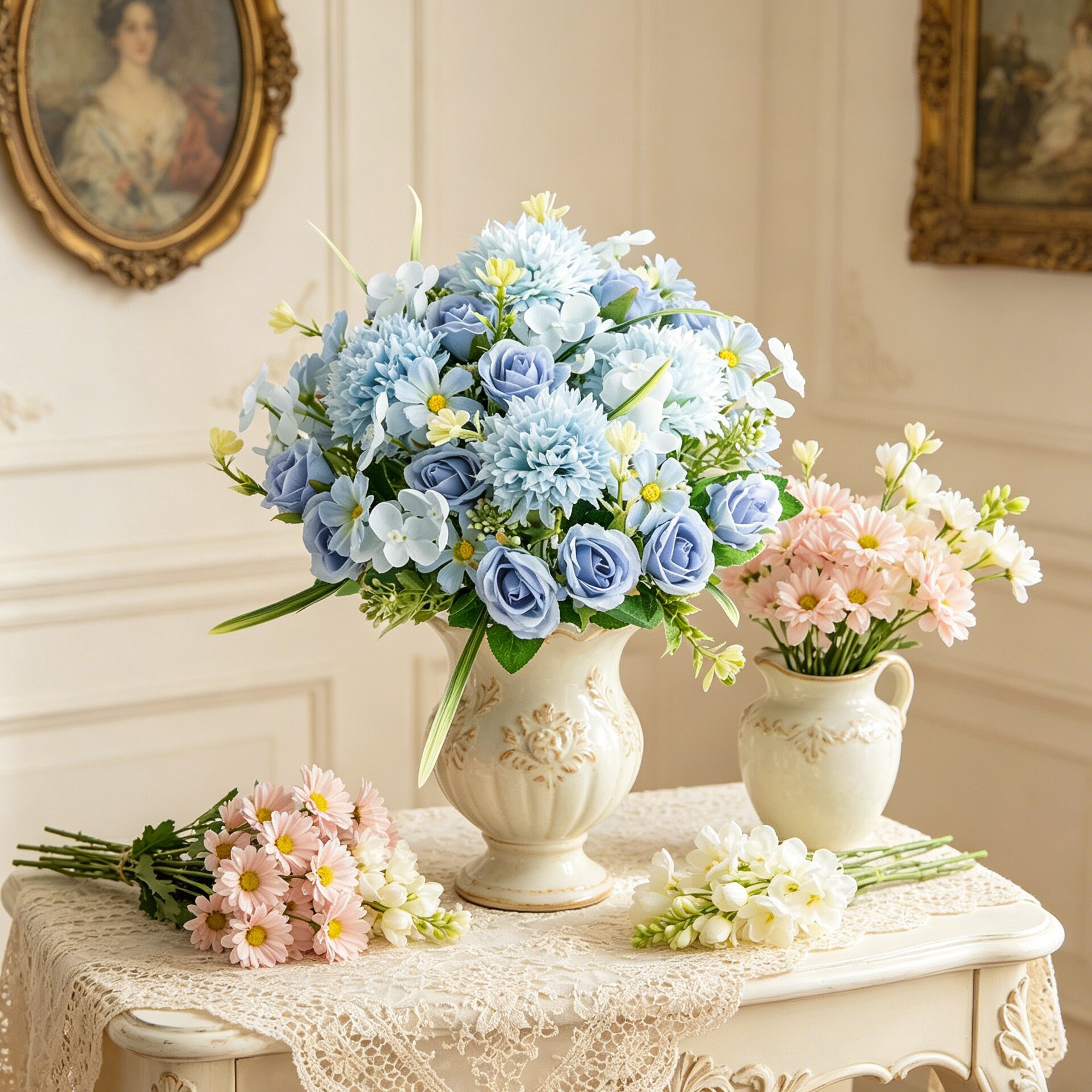 Artificial Flower Silk Rose We - Bonsai Garden Gift บทวิจารณ์และราคา